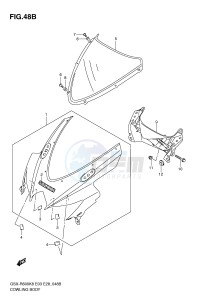 GSX-R600 (E3-E28) drawing COWLING BODY (MODEL L0)