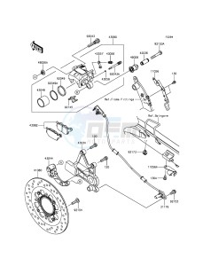 VULCAN S ABS EN650BGFA XX (EU ME A(FRICA) drawing Rear Brake