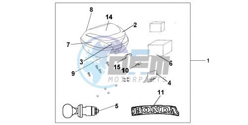 TOP BOX 35 L R-302MP