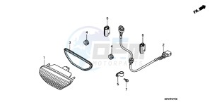 TRX500FPEB drawing TAILLIGHT