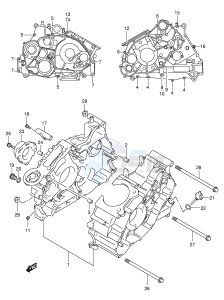 LT-A500F (P24) drawing CRANKCASE