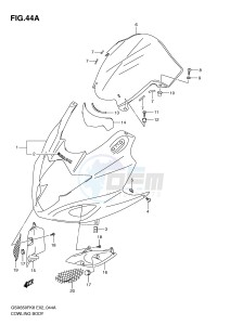 GSX650F (E2) Katana drawing COWLING BODY (MODEL L0)