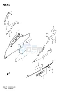 GSX-R1000 (E2) drawing UNDER COWLING (MODEL K9)