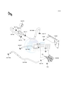 KRF 750 C [TERYX 750 4X4] (C8F) C8F drawing FUEL PUMP