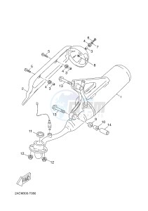 NS50 NS50F AEROX 4 (1GB5 1GB5 1GB5 1GB5) drawing EXHAUST