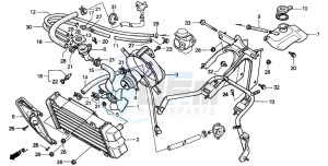 CH125 drawing RADIATOR