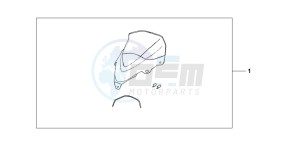 CBR125R drawing WINDSCREEN