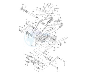 YZF R6 600 drawing REAR ARM