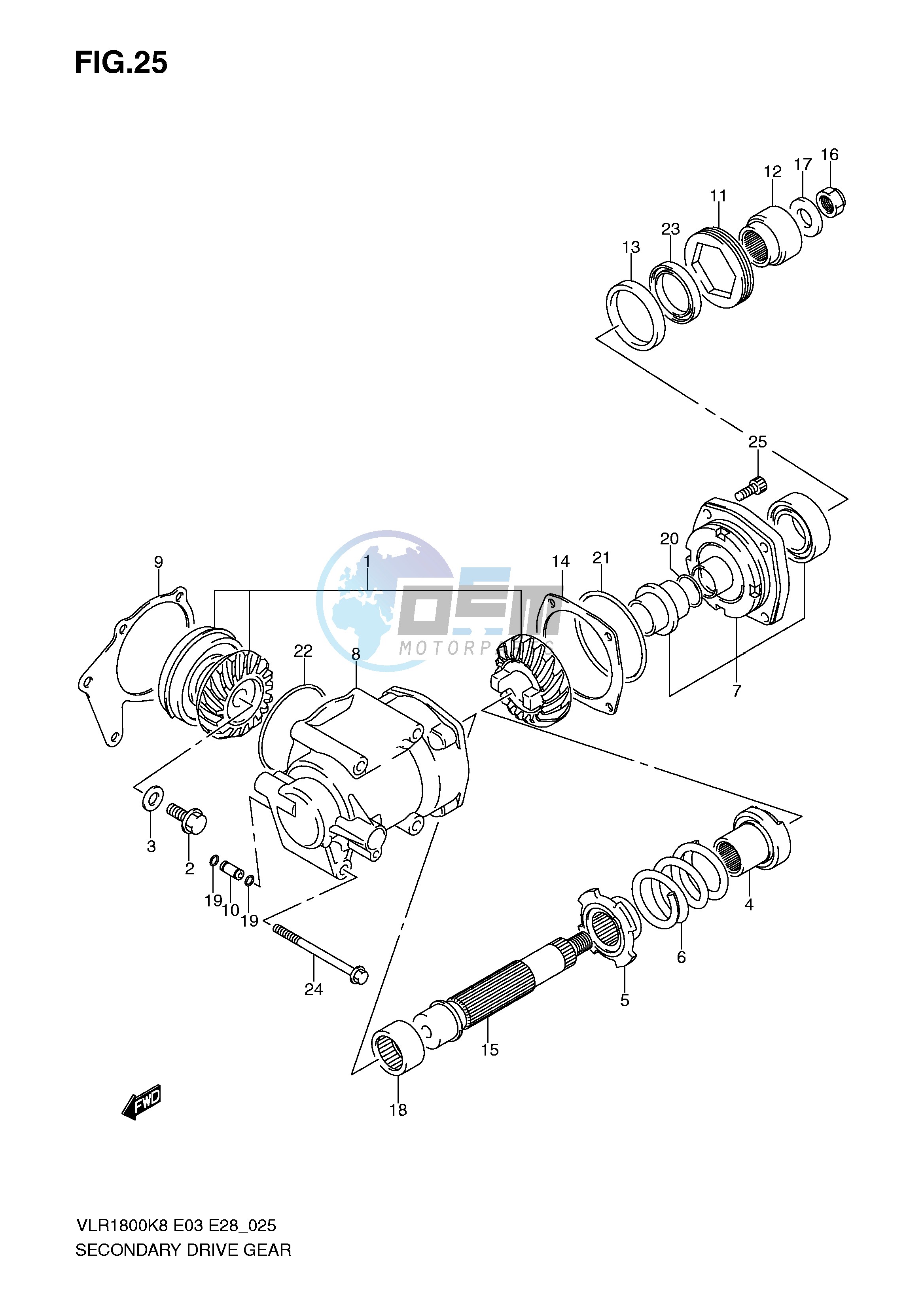 SECONDARY DRIVE GEAR