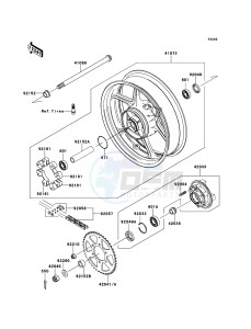 ER-6n ABS ER650DBF XX (EU ME A(FRICA) drawing Rear Hub