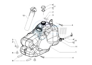 X8 125 drawing Fuel Tank