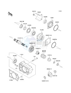 KAF 620 E [MULE 3010 4X4] (E1-E5) [MULE 3010 4X4] drawing BEVEL GEAR CASE