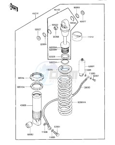 KXT 250 A [TECATE] (A2) [TECATE] drawing SHOCK ABSORBER -- 85 A2- -