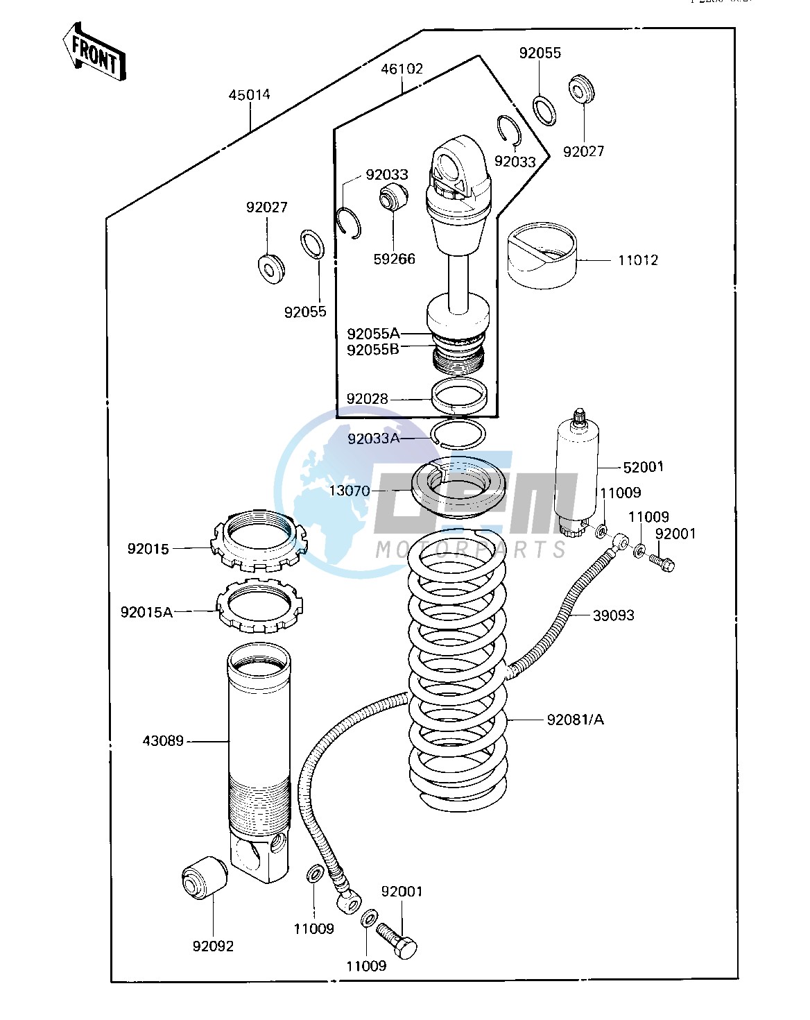 SHOCK ABSORBER -- 85 A2- -