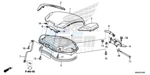 NC750SDG NC750X Europe Direct - (ED) drawing LUGGAGE LID