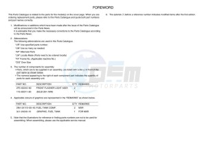 YZ450F (BHR6) drawing Infopage-3