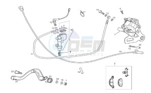 SMT 50 (EMEA) drawing Rear brake system