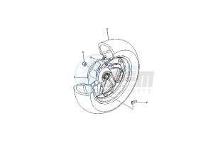 YP MAJESTY 400 drawing REAR WHEEL