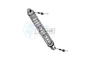 JET BASIX 50 drawing REAR SUSPENSION