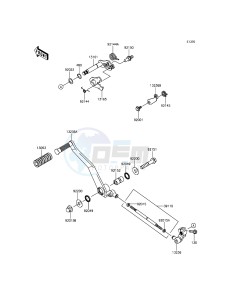 VULCAN 900 CUSTOM VN900CDF GB XX (EU ME A(FRICA) drawing Gear Change Mechanism