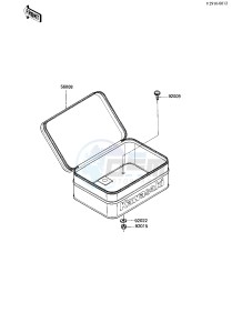 KDX 200 A [KDX200] (A1-A3) [KDX200] drawing TOOL CASE