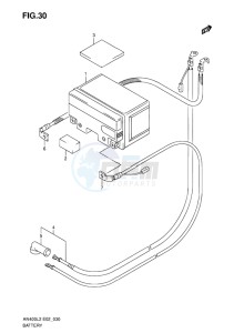 AN400 BURGMAN EU-UK drawing BATTERY