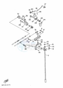 FT50B drawing THROTTLE-CONTROL