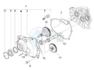 LX 150 4T USA drawing Reduction unit