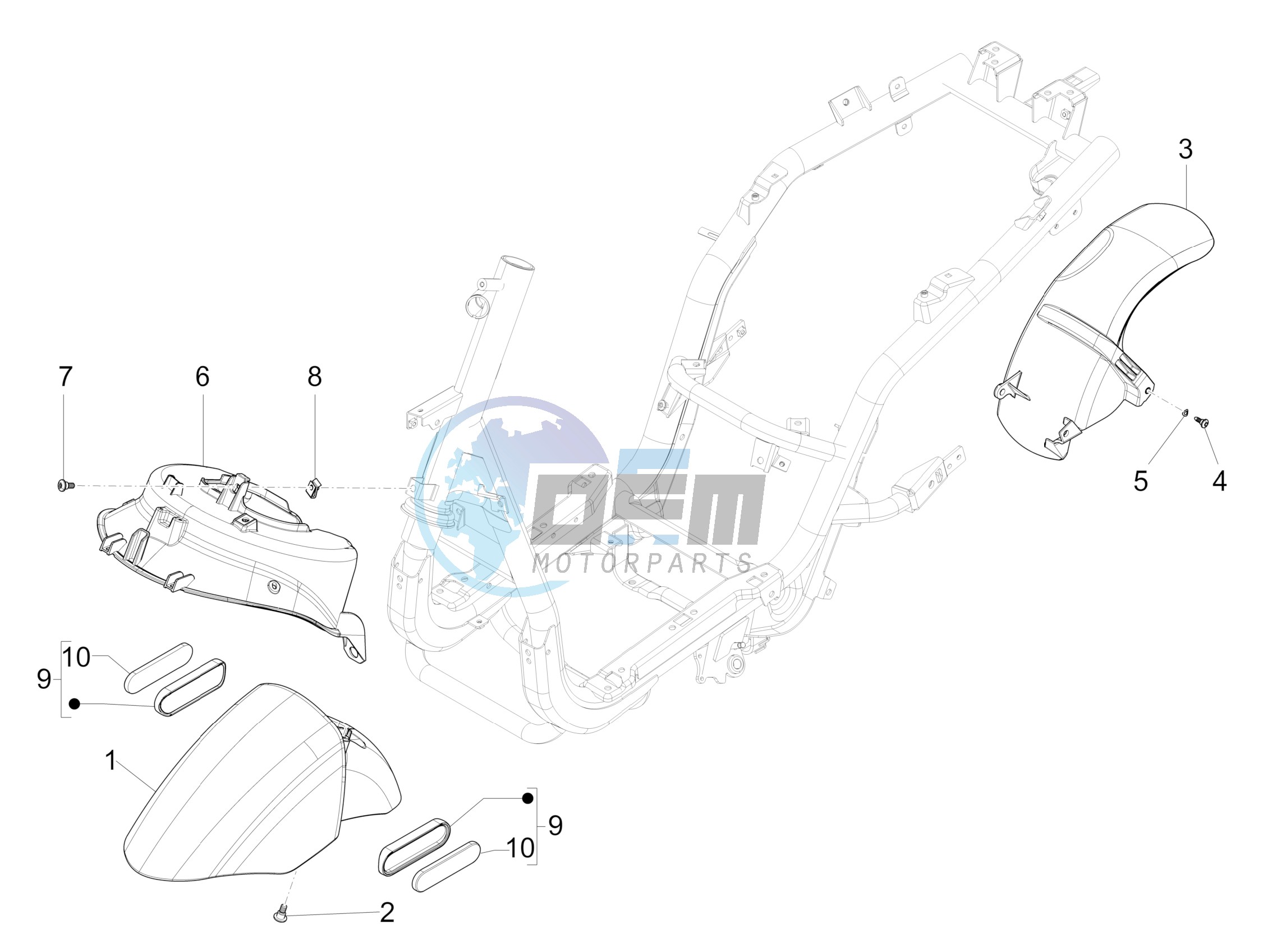 Wheel housing - Mudguard