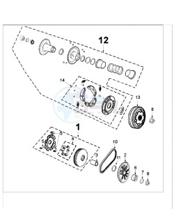 TWEET 50 VA X drawing CLUTCH