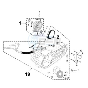 E VIVACITY A drawing CRANKCASE