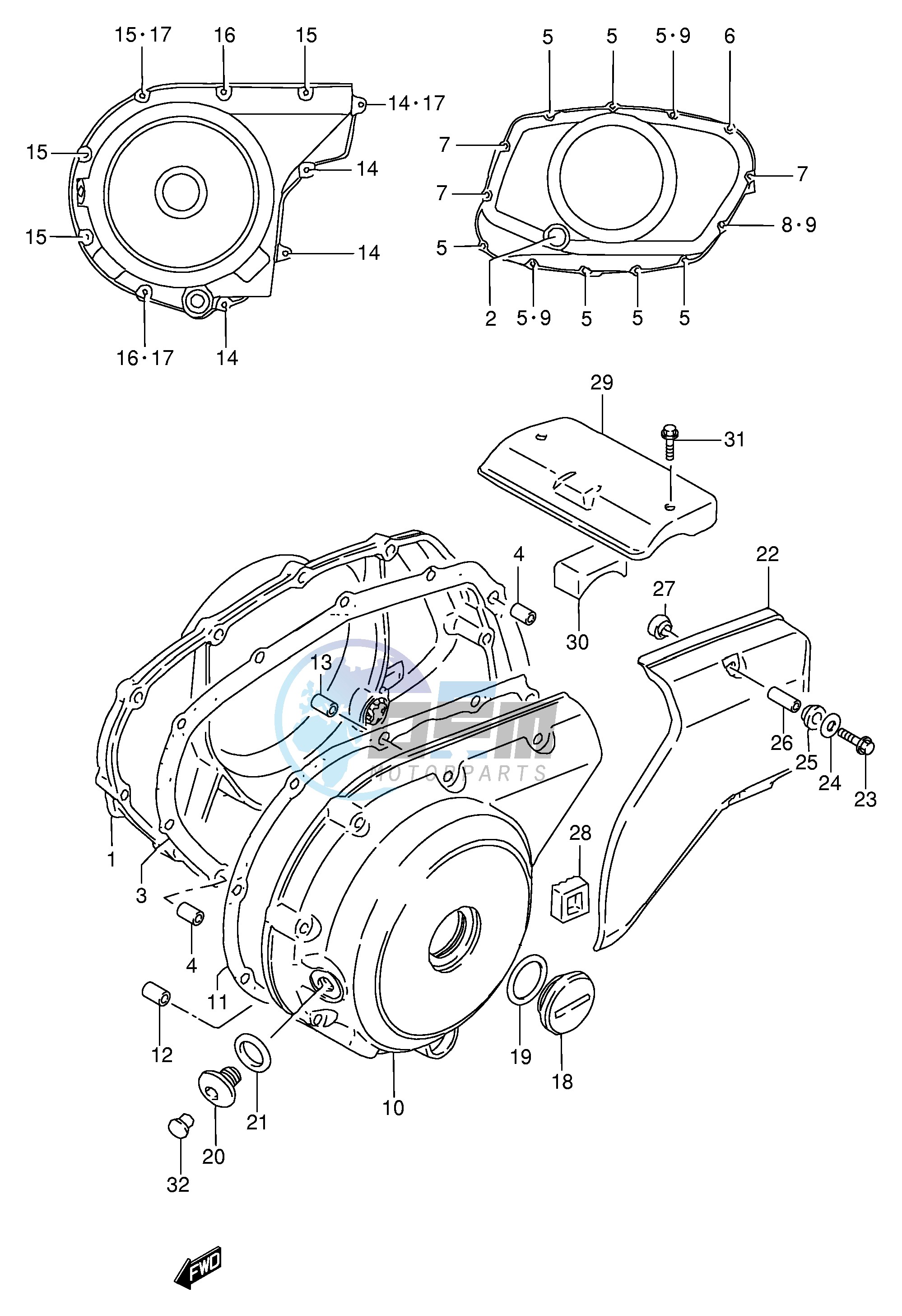 CRANKCASE COVER