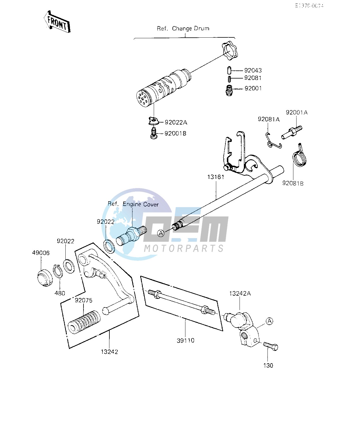 GEAR CHANGE MECHANISM