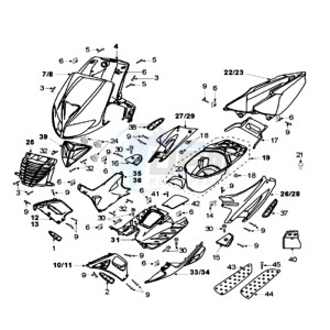 FIGHT RW3 drawing COWLING