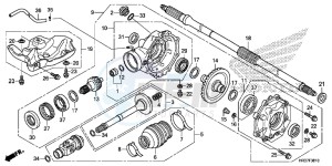 TRX420FA1G TRX420 Europe Direct - (ED) drawing REAR FINAL GEAR