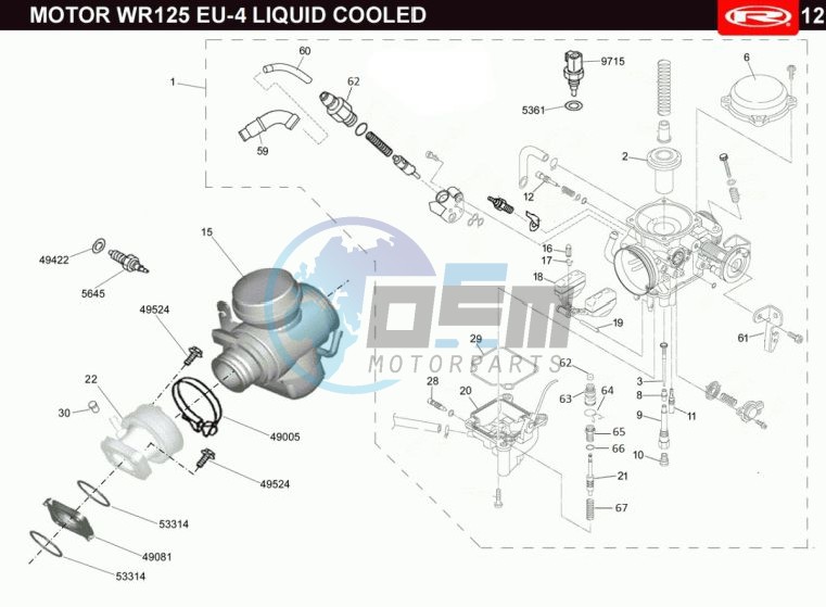 CARBURETTOR - HT-COIL  EURO4