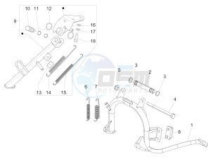 Liberty 125 4T Delivery E3 NEXIVE drawing Stand/s