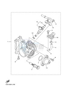 WR450F (1DXD 1DXB 1DXC 1DXE) drawing INTAKE 2