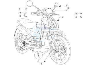 Liberty 125 4t e3 (UK) UK drawing Transmissions