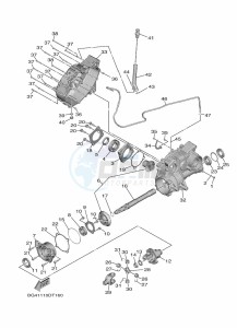 YXE850EN YXE85WPAK (B8K5) drawing MIDDLE DRIVE GEAR