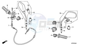 SH1259 France - (F / CMF 2F) drawing SWITCH/CABLE/MIRROR (SH1259/1509)