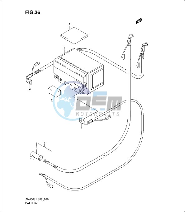 BATTERY (AN400ZAL1 E51)