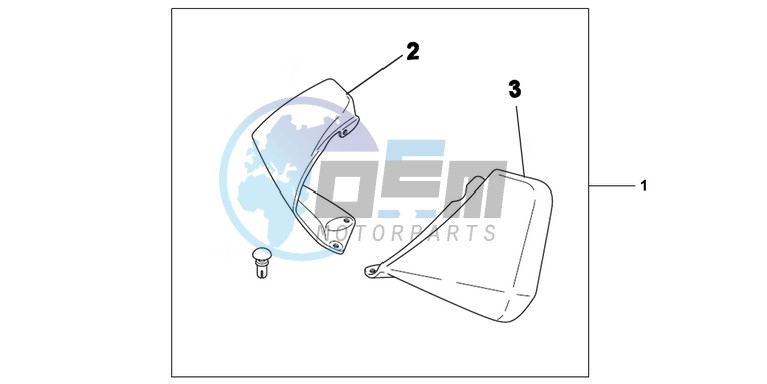 KNUCKLE VISOR SET