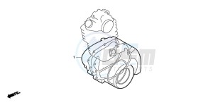 TRX300FW FOURTRAX drawing GASKET KIT B