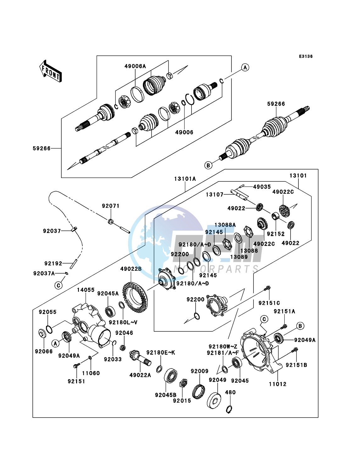 Drive Shaft-Front