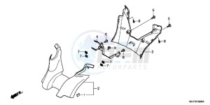 VFR800XB Crossrunner E drawing HANDLE COVER