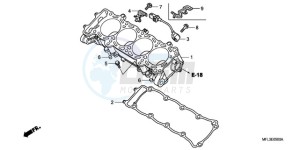 CBR1000RA9 Korea - (KO / ABS HRC) drawing CYLINDER