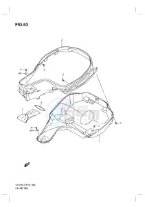 UH125Z BURGMAN EU drawing HELMET BOX