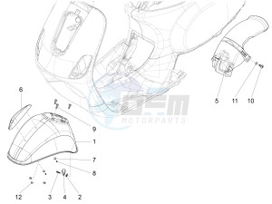 LX 125 4T 3V ie Taiwan drawing Wheel housing - Mudguard