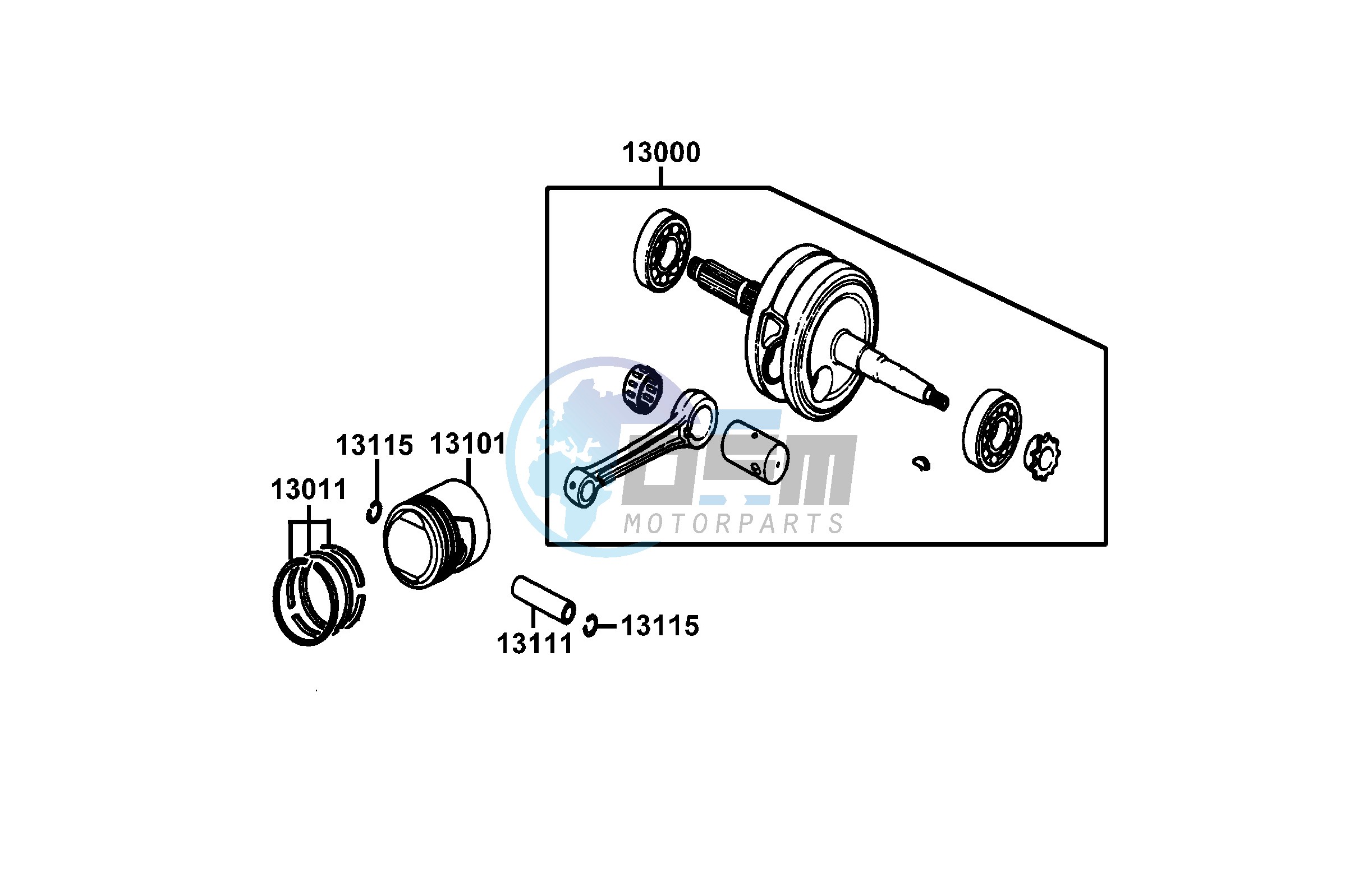 Crankshaft  Piston